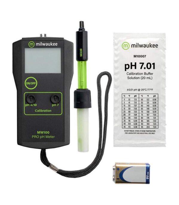MW 100 PRO Milwaukee pH merač Dendrolog