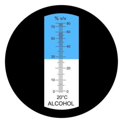 Refrakotmetar za alkohol 0 do 80 skala Dendrolog